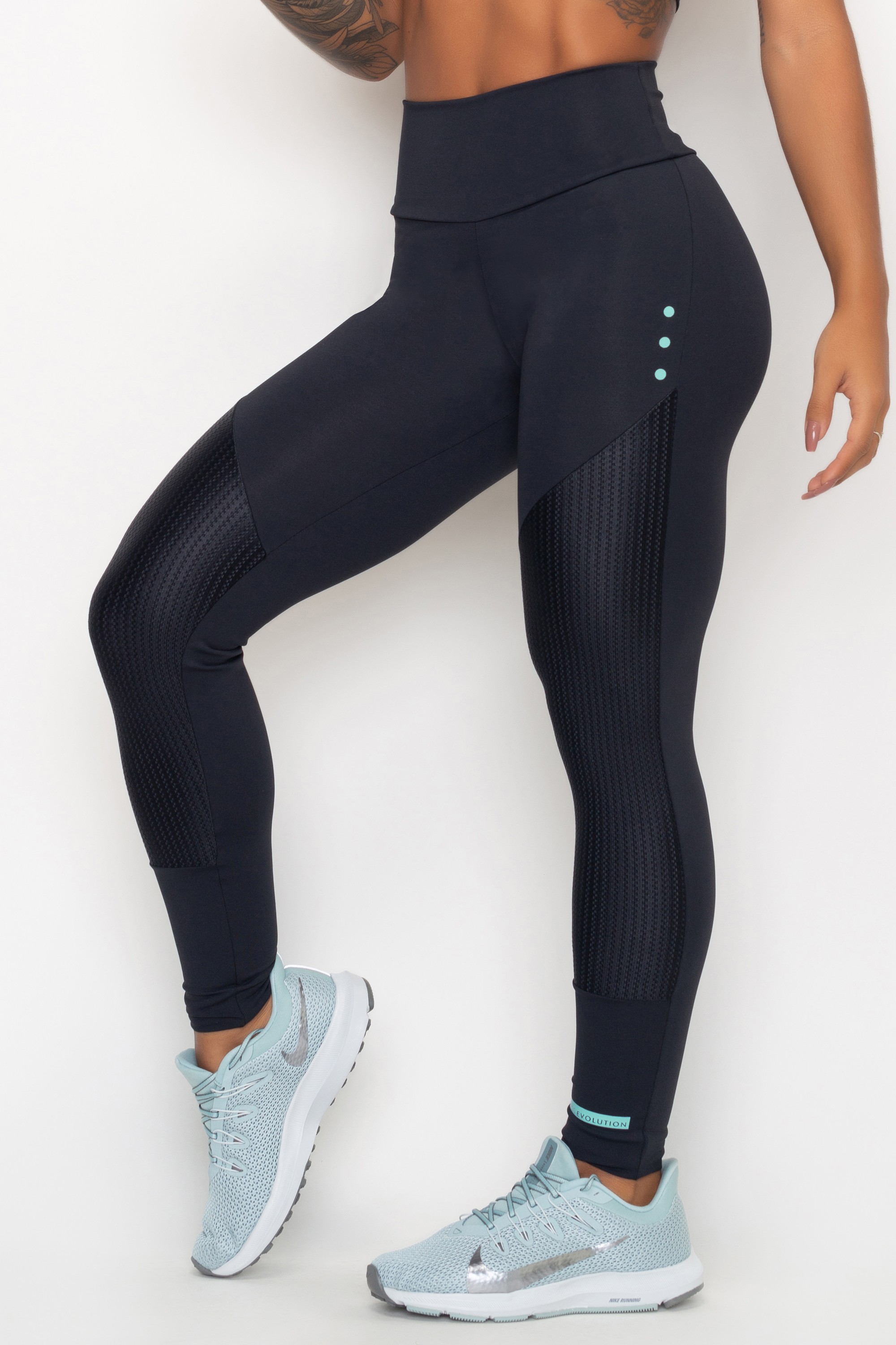 Calça Legging Feminina Esportiva Elite Contra os Raios UV Confortável  119608 - Passarelle Calçados