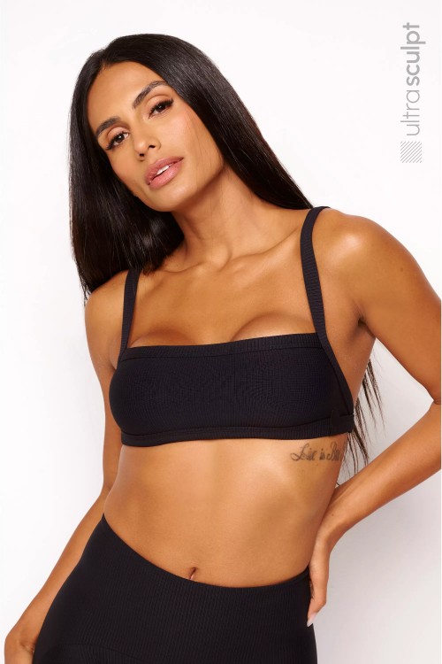 Top Ultra Sculpt Active Flow Black